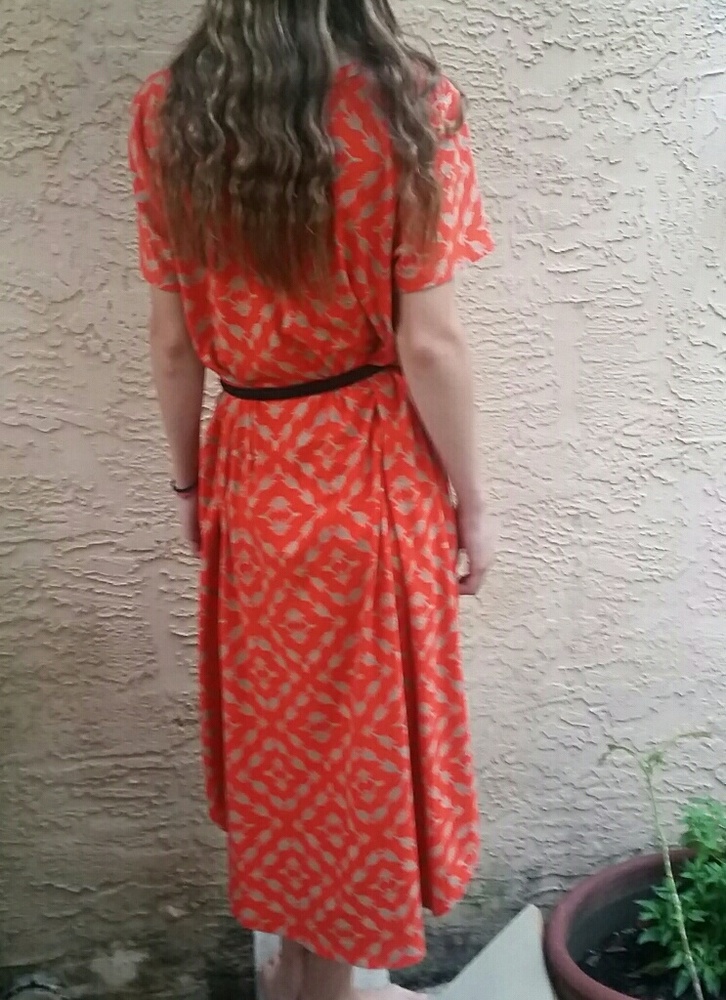 Lularoe orange dress - Picture 2 of 4